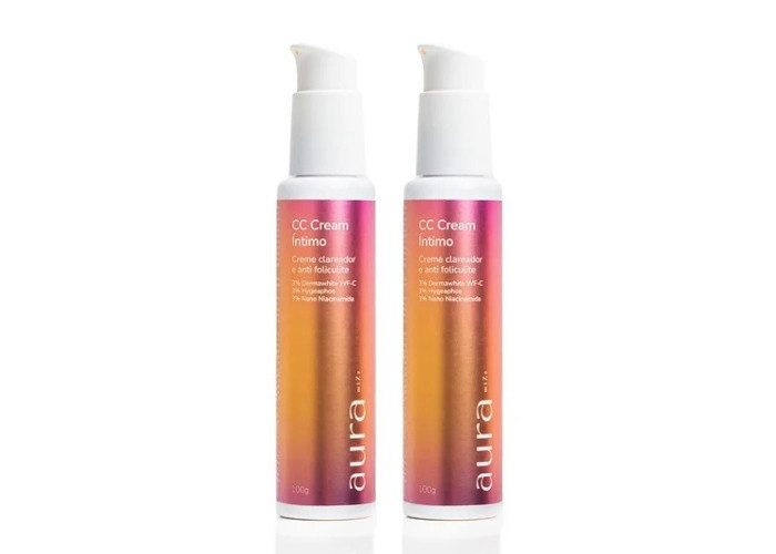 DUO CC CREAM CLAREADOR ÍNTIMO Virilha AURA 100G DUO CC CREAM CLAREADOR ÍNTIMO Virilha AURA 100G