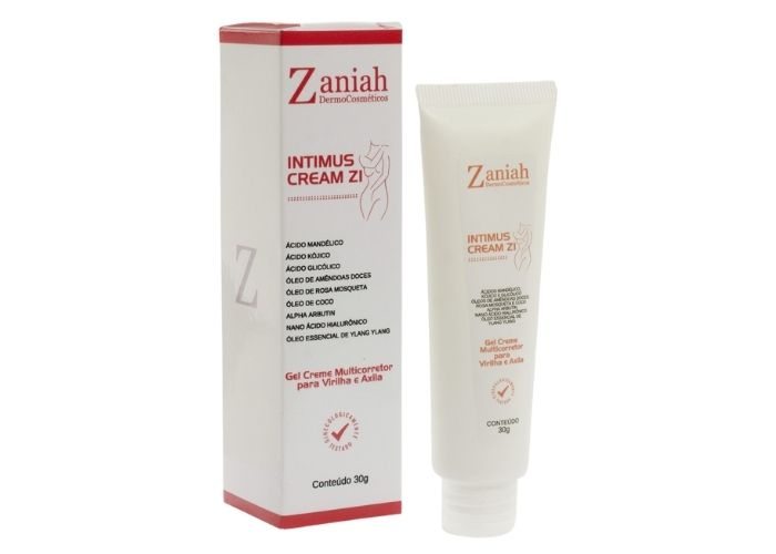INTIMUS CREAM ZI – Creme Clareador Íntimo 8 Ativos – Zaniah Dermocosméticos