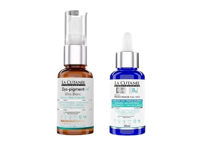 Rotina clareamento intenso para melasma + Preenchimento Dys-pigment UB + Hyalu B3